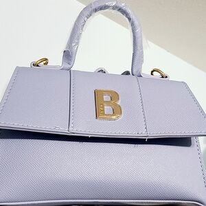 Balenciaga Light Purple Mini Bag with Gold Details